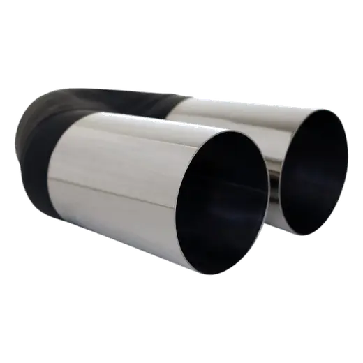 Straight Cut Y-Piece SC 2 1/4" In 2 x 3" Out 9" Long SS304 Tip product image