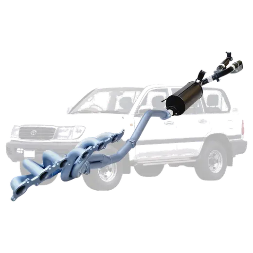 TOYOTA LANDCRUISER 105 SERIES FZJ105 4.5L 98 - 02 HEADERS & 2 1/2" KIT ## use TY243-MOE for FZJ105 product image