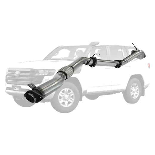 Toyota Landcruiser 300 Series 3.3L F33A-FTV 2021 On 3.5" Stainless DPF Back Exhaust With Pipe Only product image