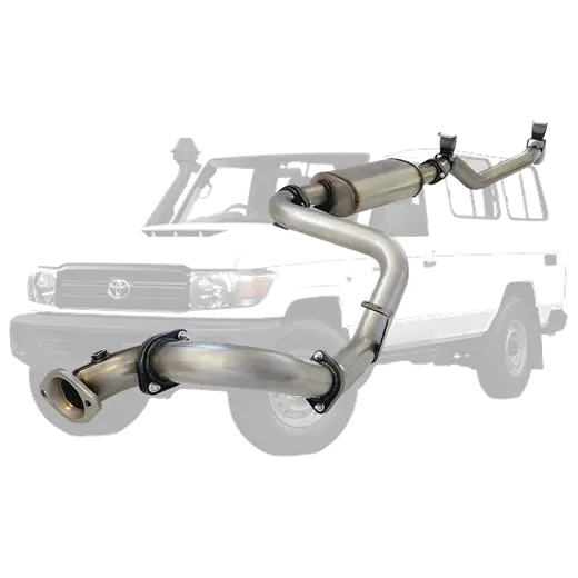 Toyota Landcruiser 78 Series VDJ78 V8 Troop Carrier 10/2016 On 3 Inch DPF Back Exhaust product image