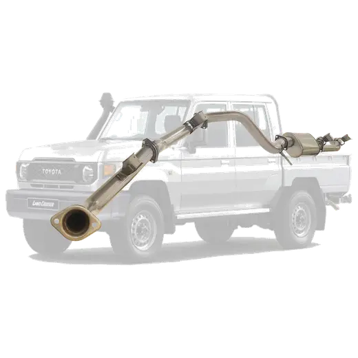 TOYOTA LANDCRUISER 79 SERIES GDJ79 DCAB UTE 2.8L 2023 On 3" STAINLESS #DPF# BACK EXHAUST product image