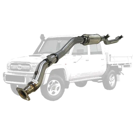 Toyota Landcruiser 79 Series VDJ79 Single & Dual Cab Ute 4.5L V8 10/2016 ON 4" DPF Back Exhaust product image