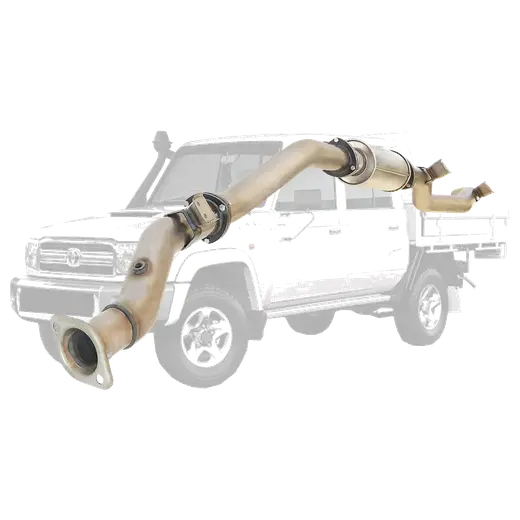 Toyota Landcruiser 79 Series VDJ79 Single & Dual Cab Ute 4.5L V8 10/2016 ON 3.5" DPF Back Exhaust product image