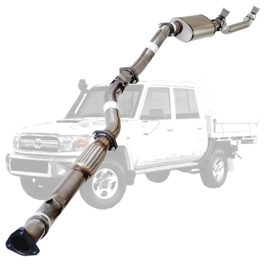 Toyota Landcruiser 79 Series VDJ79R V8 2007 - 10/2016 D Cab Ute 3 Inch Turbo Back Exhaust product image