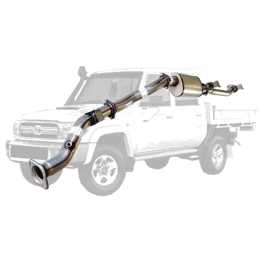 Toyota Landcruiser 79 Series VDJ79R V8 Ute MY17 3 Inch DPF Back Exhaust product image
