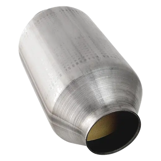 Universal Euro 6 Ceramic Core Catalytic Converter 4" Round Body - Available in 2", 2.25", and 2.5" product image