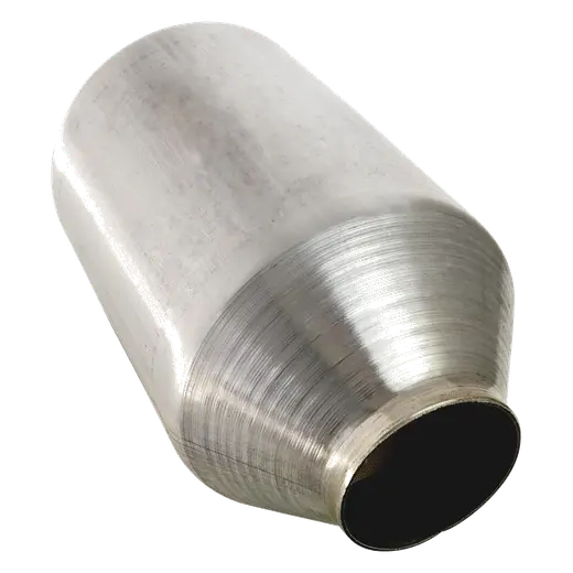Universal Euro 6 Ceramic Core Catalytic Converter 5" Round Body - Available in 2", 2.25", and 2.5" product image