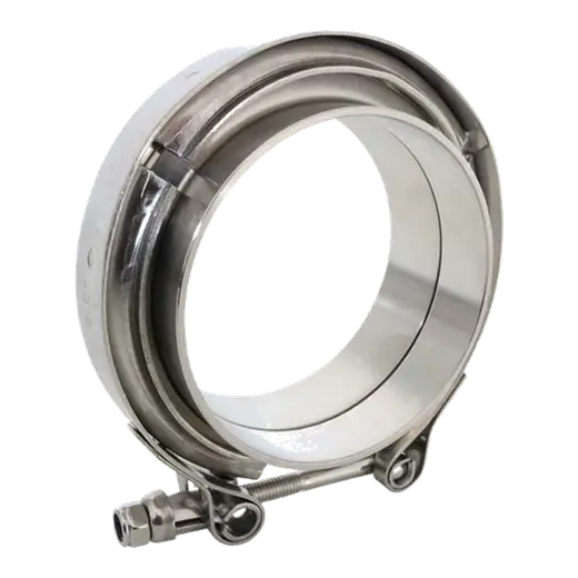 Universal Stainless Steel V-Band Exhaust Clamp & Flange Kits - Available in Sizes 2.5'' to 4' product image
