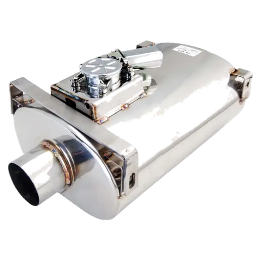 Universal Varex Oval Muffler in 3Inch with Bracket Mounts **** Special Order Item **** product image