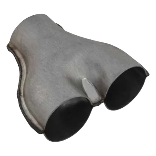 Y-PIPE Pressed Collector - Single 2 1/2" (63mm) Dual 2 x 2 1/2" (63mm) product image