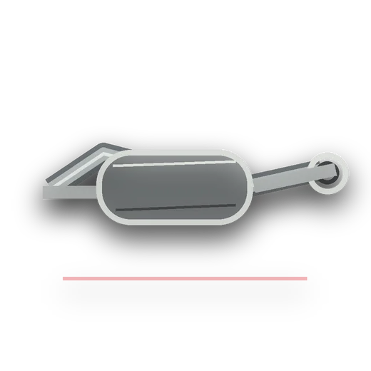 Generated transparent product-style artwork for EM-F4-01-R FORD XR8/XR6TURBO 3' REAR-MILDSTEEL