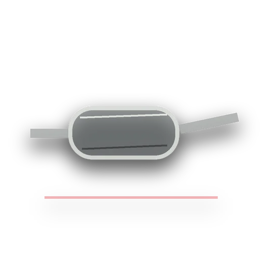 Generated transparent product-style artwork for EM-VF73-C3L HSV VF GTS 2014 3' LEFT HAND CONNECTING PIPE TO REAR MUFFLERMILD STEEL