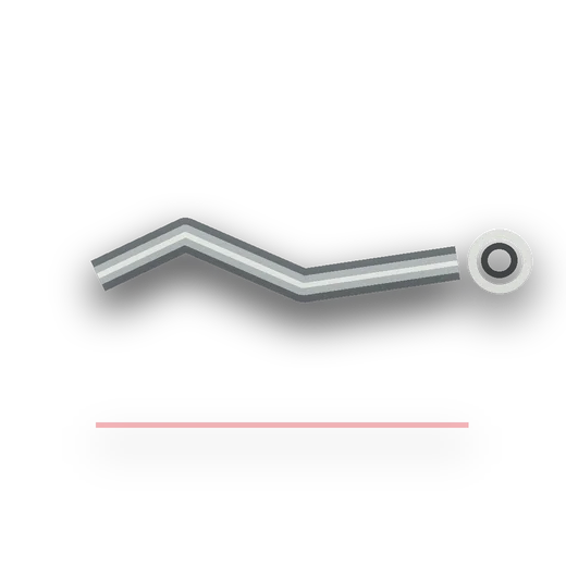 Generated transparent product-style artwork for ES-VE01-CR COM'DORE VE SS CENTER-RIGHT DIFF-PIPE,STAINLESS