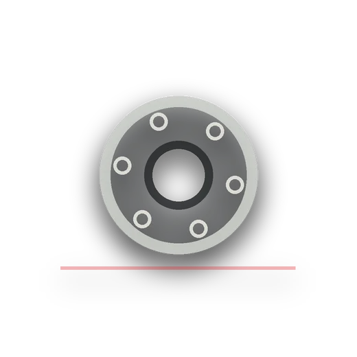 Generated transparent product-style artwork for FE182A 4 Bolt Hurricane Flange 2 1/2in Centre Bore, 78mm Bolt Hole Centres