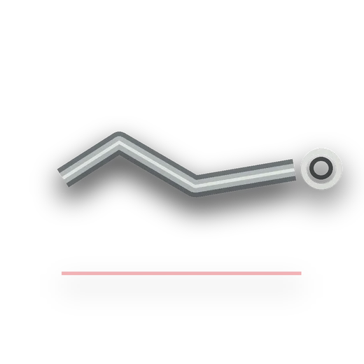Generated transparent product-style artwork for key-black-1d01-suits-diagonally-detachable-lug KEY Black 1D01 Suits Diagonally Detachable LUG