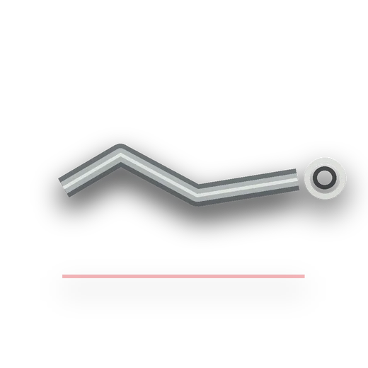 Generated transparent product-style artwork for key-black-3d19-suits-diagonally-detachable-lug KEY Black 3D19 Suits Diagonally Detachable LUG