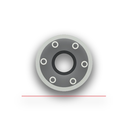 Generated transparent product-style artwork for MSD7000 7in Mild Steel Donut