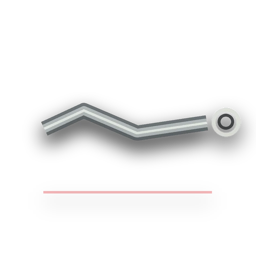 Generated transparent product-style artwork for SPSR7530 CHROME EXHAUST STACK STRAIGHT REDUCING 7in OD > 5in OD X 30in (760MM) LONG, PLAIN INLET