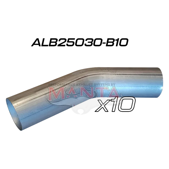 (Pack 10) 2 1/2in (63.5mm) 30deg Aluminised Mandrel Bend product image