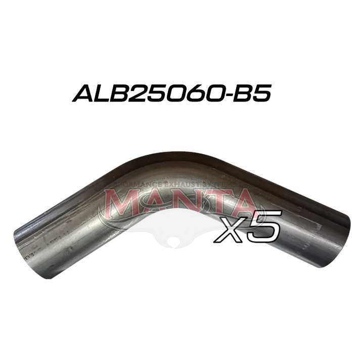 (Pack 5) 2 1/2in (63.5mm) 60deg Aluminised Mandrel Bend product image