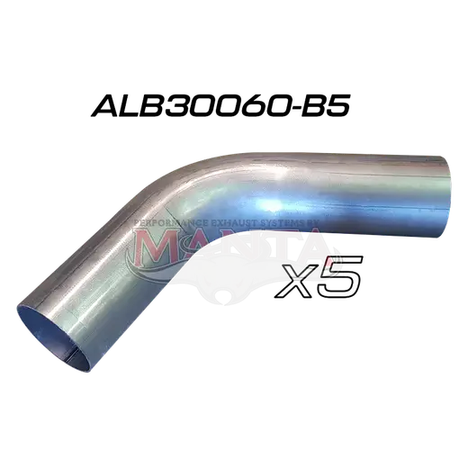 (Pack 5) 3in (76.2mm) 60deg Aluminised Mandrel Bend product image