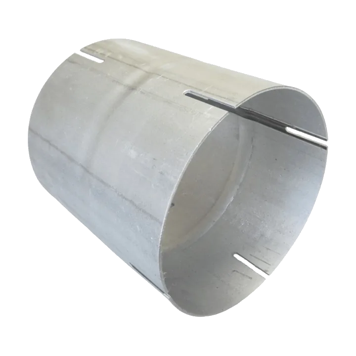 76mm (3in) DOUBLE EXHAUST COUPLER ALUMINISED STEEL product image