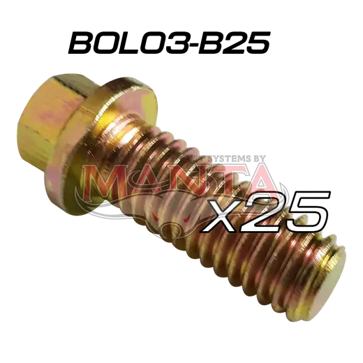 (Pack 25) 3/8in Head x 1in Long. 3/8in Extractor Bolt product image