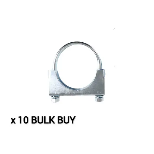 Pack of 10 - U-Bolt Clamp Zinc Plated, Suits 1 1/4in (32mm) OD Flare, On 1 1/8in (28mm) OD Tube product image