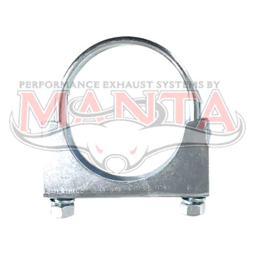 U-Bolt Clamp Zinc Plated, Suits 2 5/8in (67mm) OD Flare, On 2 1/2in (63.5mm) OD Tube product image