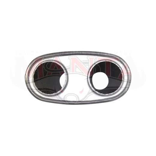 2 1/2in, 8in x 4in Oval Centre/Centre, Twin In/Twin Out, 12in (300mm) Long, Megaflow Muffler product image