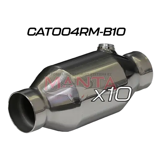 (Pack 10) 2 1/2in Round High Flow 200 CPI Metallic Catalytic Converter product image