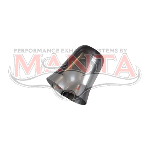 2 x 1 3/4in Inlet, 2in Outlet, Mild Steel Collector Cone product image
