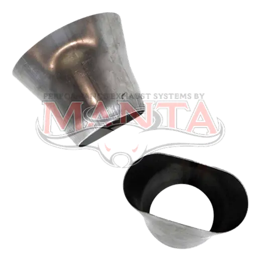 2 x 1 3/4in Inlet, 1 3/4in Outlet, Mild Steel Collector Cone product image