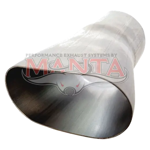 2 x 2 1/4in Inlet, 3in Outlet, Stainless Steel Collector Cone product image