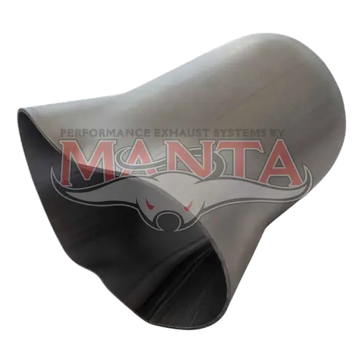 2 x 3in Inlet, 4in Outlet, Mild Steel Collector Cone product image