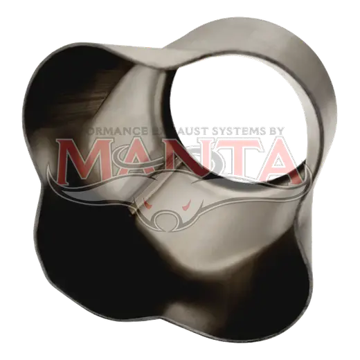 4 x 1 7/8in in, 3in Outlet, Mild Steel Collector Cone product image