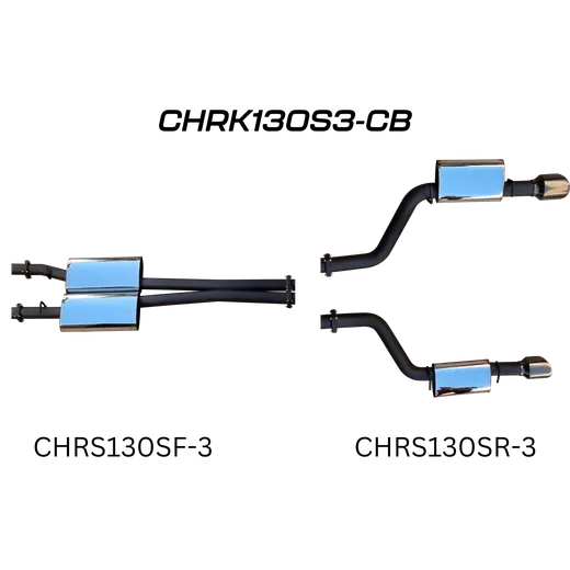 Chrysler 300C Sedan 5.7L & 6.1L V8 Twin 3in cat back exhaust system product image
