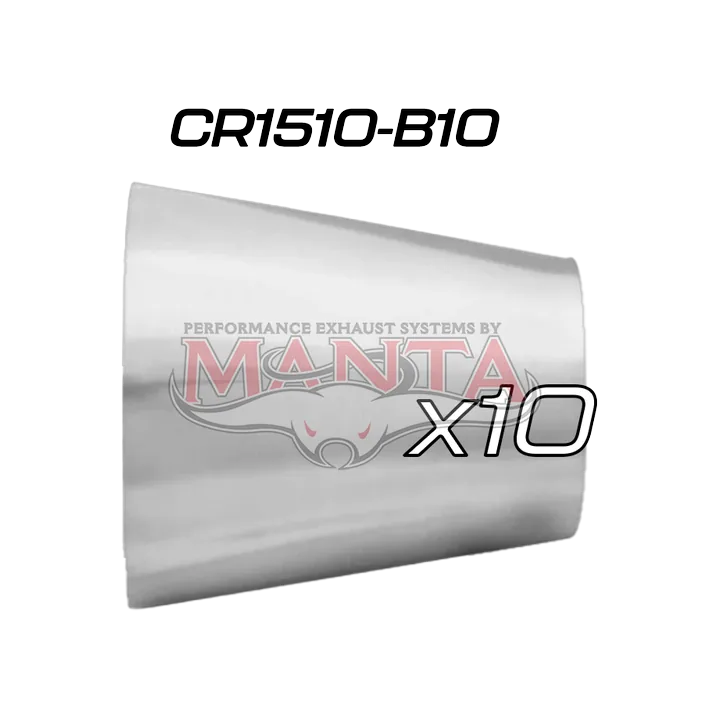 1 1/2in (38.1mm) to 1in (25.4mm) x 1.6mm, Stainless Concentric Reducer product image