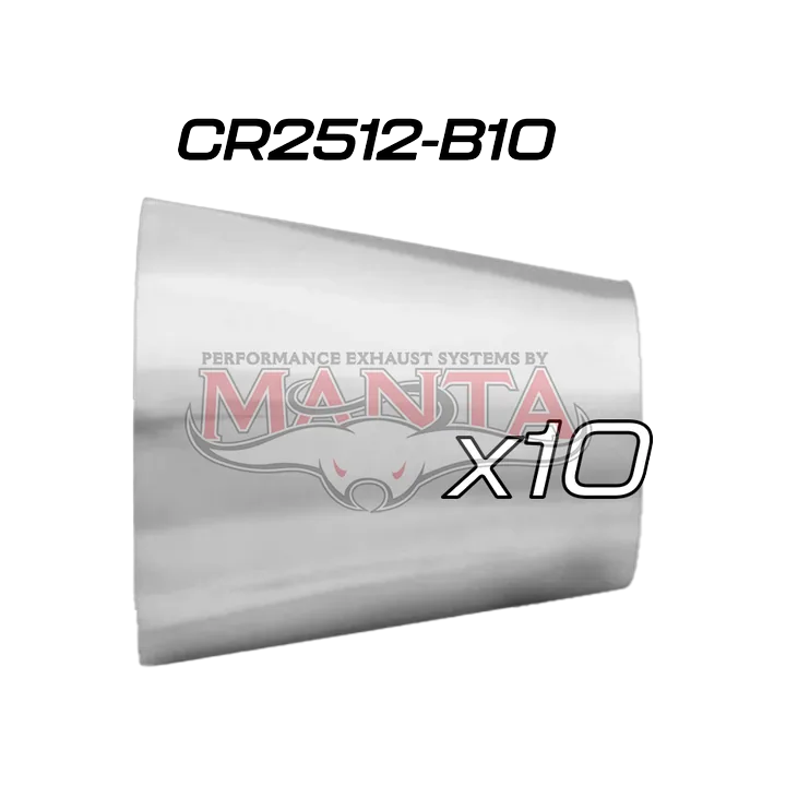 21/2in (63.5mm) to 1 1/4in (31.75mm) x 1.6mm, Stainless Concentric Reducer product image