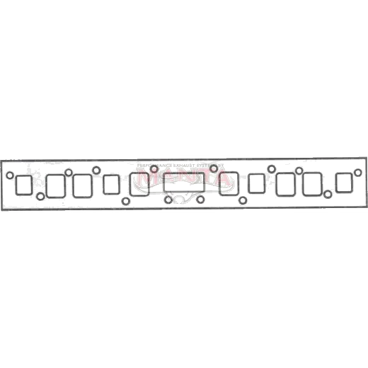 Jeep CJ Series, Wrangler YJ & 81-86 SJ & J Series, 4.2L 232ci, 258ci 6 Cyl Extractor Gasket product image