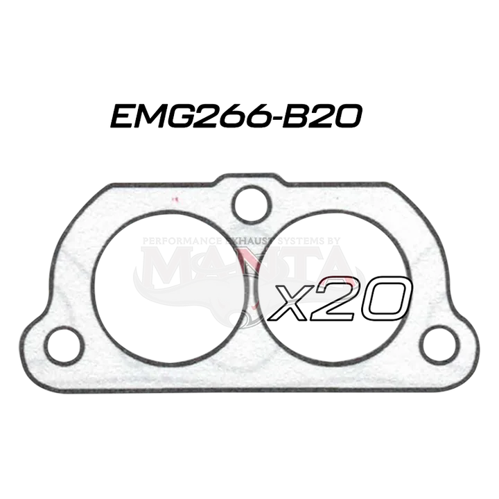 (Pack 20) Genie Toyota/Commodore VL V8 3 Bolt, 2 Port Secondary Gasket product image