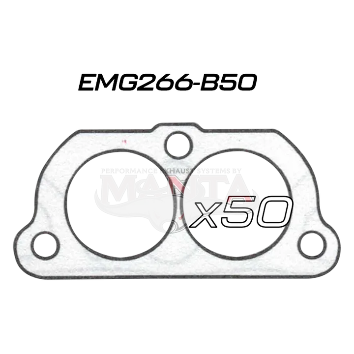 (Pack 50) Genie Toyota/Commodore VL V8 3 Bolt, 2 Port Secondary Gasket product image