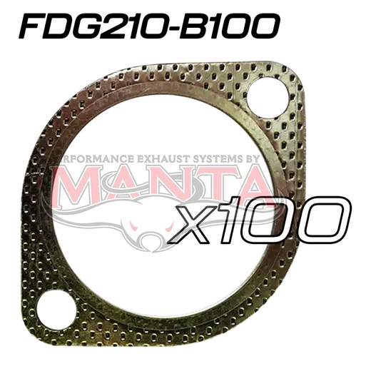 (Pack 100) Universal Ford 2 1/2in 2 Bolt Gasket (Replaces CLG10) 87mm bolt centres product image