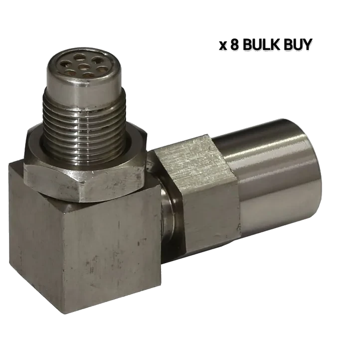 O2 Sensor Nut Extension 90 Degree 18mm X 1.5P X 40mm High, Pack of 8 product image