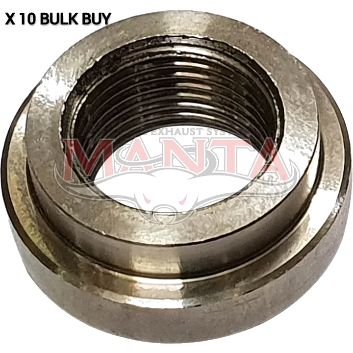 O2 Sensor Nut 18mm X 1.5 Stainless Steel, Pack of 10 product image