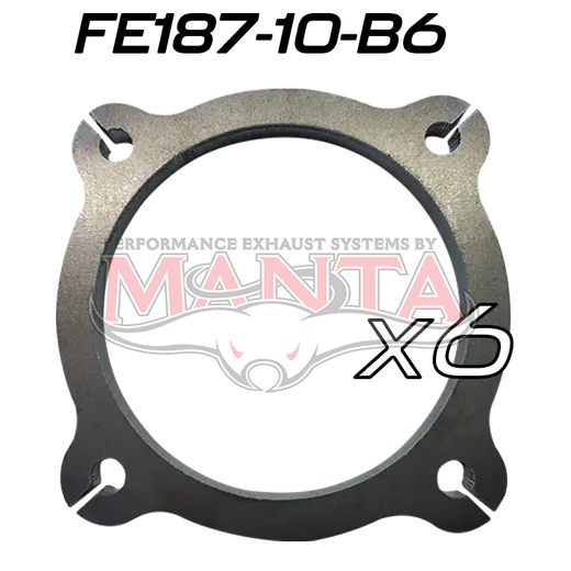 (Pack 6) 4 Bolt Flange 4in ID, 93mm Bolt Centres, 9mm Bolt Holes product image
