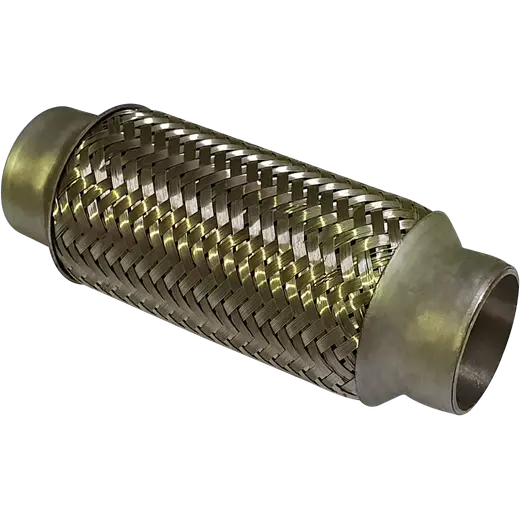 1 1/2in ID x 152mm (6in) Stainless Steel Flex Bellow, Double Braided Liner product image