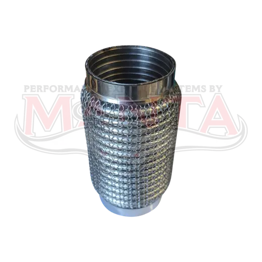 4in ID x 152mm (6in) Stainless Steel Flex Bellow With Interlock Tube Liner product image