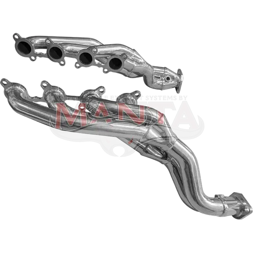 Toyota Landcruiser V8 4.7L UZJ100 Series 1 3/4in Tri-Y Flange Fitment - Ceramic Coated (Silver) product image