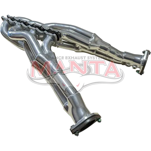 Nissan Patrol Y62 5.6 Ltr V8 2013 to Current Extractors - Ceramic Coated (Silver) product image